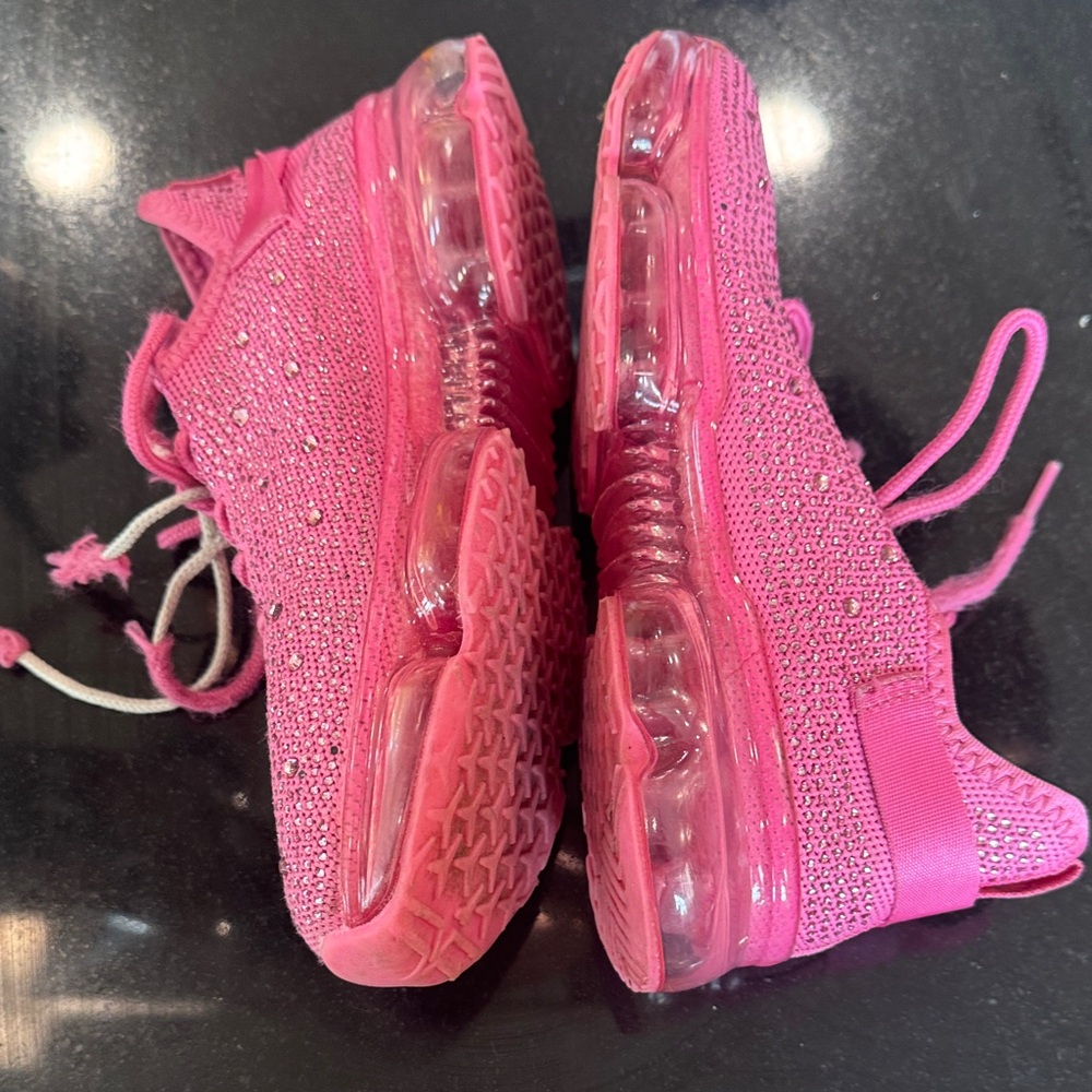 Sparkling Pink Kids Shoes - Picture 3 of 6